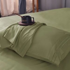 Cool  Bamboo Sheet Set - King - Sage Green - Discounted Item